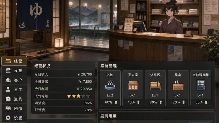 背德浴场 操作界面 画面 2