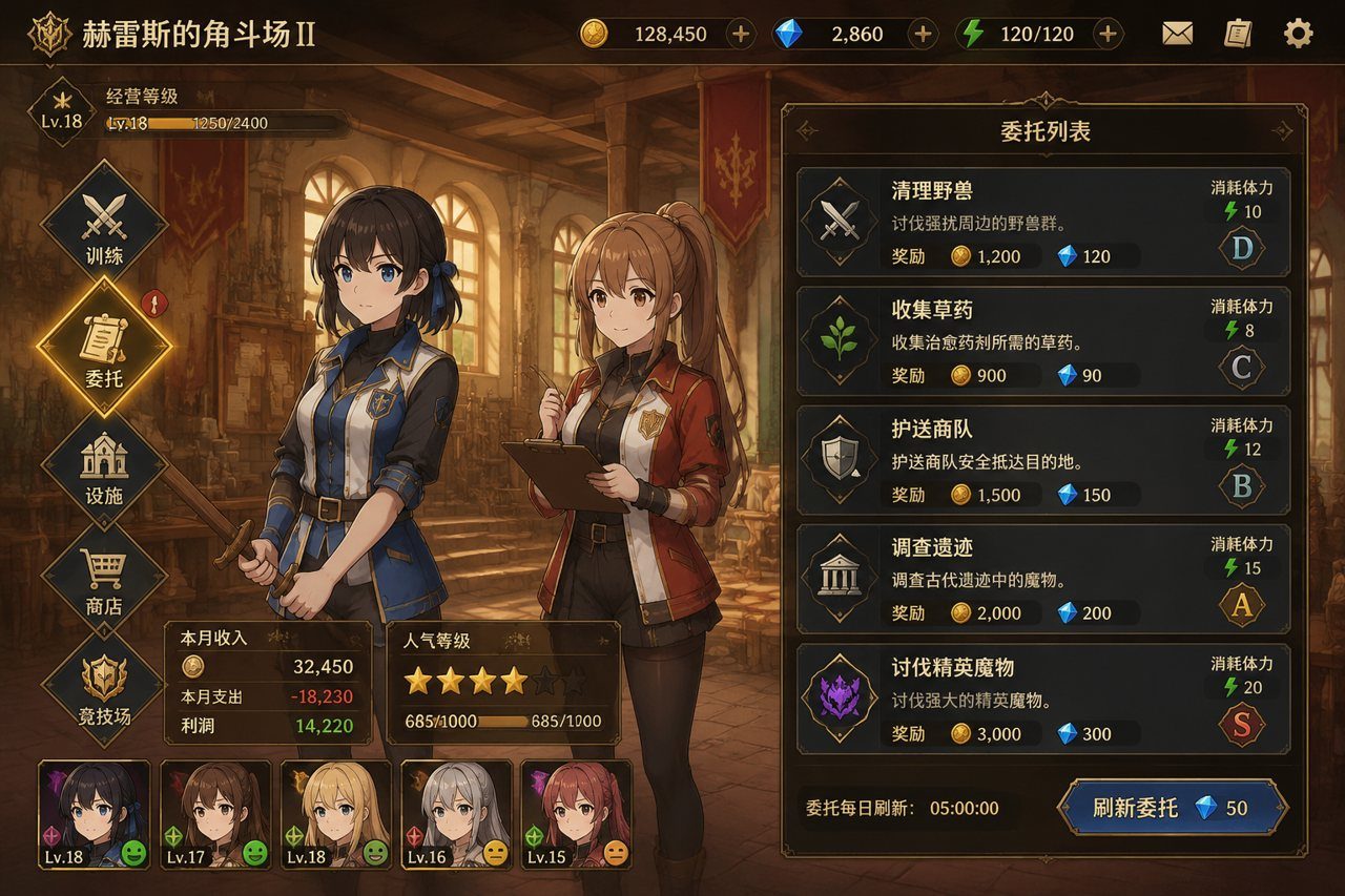 赫雷斯的角斗场Ⅱ 剧情互动 预览图 5