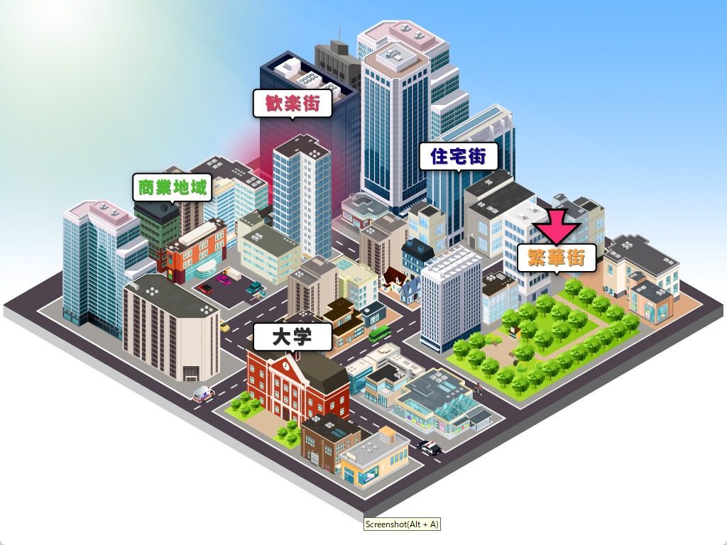 魔法少女莱万提亚频道 攻略要点 场景图